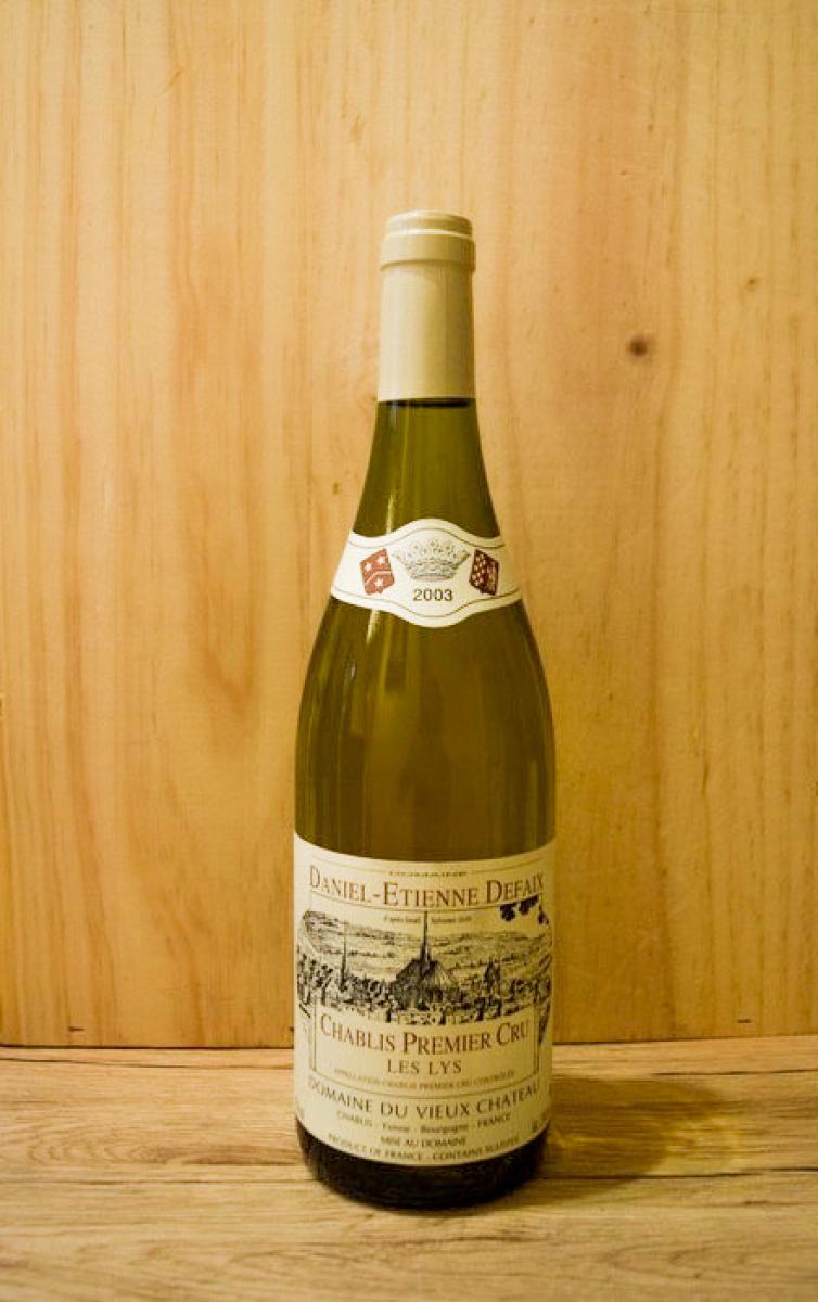 Daniel Etienne Defaix Chablis Premier Cru Les Lys 2003 image